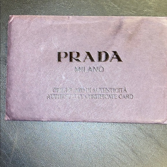 PRADA OFF WHITE LEATHER CROSS BODY POUCH - Picture 10 of 16